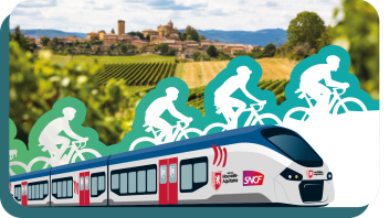 Image du Tour de France avec des vélos