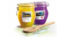 Pots de miels représentant TER et STRAN