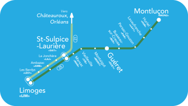 Billet par SMS Limoges sans Felletin sept 2025