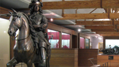 Photo d'une statue du Musée de la Cavalerie Saumur
