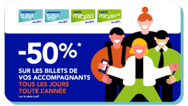 Avantages accompagnants tutti